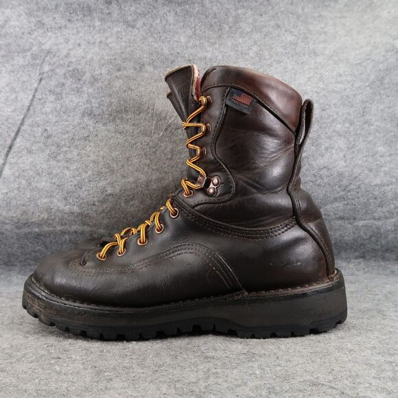 Danner Mens 8 Work Boots Hawk Nubuck Leather USA Waterproof Lace Up Handcrafted - Picture 4 of 16